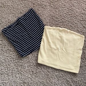 2 tube tops
